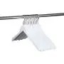Amber Home Solid Gugertree Shirt and Dress Hangers White Color with Chrome Hook 10 Pack Amber Home Solid Gugertree Shirt and Dress Hangers White Color with Chrome Hook 10 Pack
