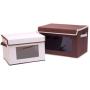 Seville Classics Fabric Storage Boxes Set, 2-Pack