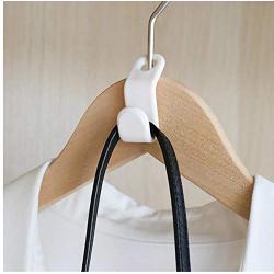 24pcs Creative Mini Clothes Hanger Plastic Home Easy Hook Closet Organizer Storage Rack Holder Hook DIY Clothes Hanger