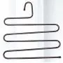 5pcs Random Color 5-Tie S Shape Clothes Hanger Pants Wardrobe Trousers Anti-Slip Storage Rack 5pcs Random Color 5-Tie S Shape Clothes Hanger Pants Wardrobe Trousers Anti-Slip Storage Rack