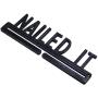 Nailed it Running Marathon Sports Medal Display Rack Holder Hanger Organizer for Wall - Hang Your Race Medals Nailed it Running Marathon Sports Medal Display Rack Holder Hanger Organizer for Wall - Hang Your Race Medals