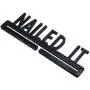 Nailed it Running Marathon Sports Medal Display Rack Holder Hanger Organizer for Wall - Hang Your Race Medals