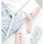 AKOAK 2 Pcs Travel Fold Hangers, Non-Slip Fold Shirts, Skirts, Baby Clothes Hangers (Pink)