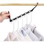 10pcs Random Color Windproof Coat Hangers Clothes Save Space Non-Slip cabide Clothing Baby Hangers Organizer Clothes Hangers for Clothes