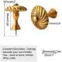 uxcell Curtain Tieback Hooks Metal Vintage Tassel Drapery Holder Window Holdbacks Wall Hooks Clothes Hanger Gold Tone 2pcs