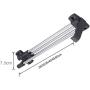 Hanger Retractable Clothes Hanger Rail Towel Coat Racks Closet Rod Simple Wardrobe Chrome Pull Standard Thickness Load Capacity Stainless Steel abs Plastic (Size : 50cm)