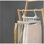 2PC Magic Cloth Hangers for Clothes Rack Organizer Wardrobe Closet Bedroom Accessories Space Saving Clothing Hanger with Hook Closet