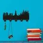 America New York Skyline Tourist Attraction Modern Household Decor Wall Hooks Bedroom Hanger Clothes Coat Hooks Hats Towel Hooks Keys Holder