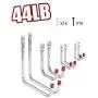 SEVGTY Utility Hooks Garage Hooks Heavy Duty Bike Hooks Ladder Hooks for Garage 8-Pack SEVGTY Utility Hooks Garage Hooks Heavy Duty Bike Hooks Ladder Hooks for Garage 8-Pack