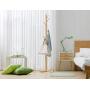 CWJ Coat Rack-Hanger Floor Bedroom Simple Cross Base Solid Wood Childrens Clothes Rack Living Room Hangers Sturdy Space Saving Storage Rack