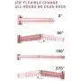 ZhaoMM Indoor Wall-Mounted Drying Rack Telescopic Aluminum Alloy Hanger Clothes Airer Folding Invisible Drying Rack for Balcony Living Room Bedroom(Colour:Rose Gold)