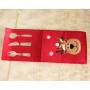 Silverware Holders Bottle Cute Mini Socks Mini Santa Bag Silverware Holder Pockets for Party Decor Tree Hanger
