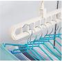 10pcs Random Color Multi-Port Support Circle Clothes Hanger Clothes Drying Rack Multifunction Space Saving Hanger Magic Clothes Hanger