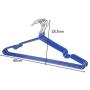 M-zmds 10 Pcs Velvet Hangers with Cascade Hooks,Non Slip Clothes Coat Hangers, Multicolor (Color : Style D)