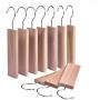 Supicity 10 Pack Cedar Hang Ups Set,Natural Cedar Blocks with 10 Hooks for Clothes Storage,Aromatic Cedar Balls Hangers,Closets & Drawers Storage Accessories Refined