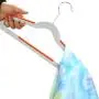 TOPBATHY 10pcs Plastic Hangers Non-Slip Hangers Portable Clothes Hangers for Home Outdoor Outside Mixed Color