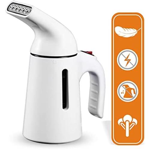 bnowi Portable Handheld Steamer for Clothes Mini Steamer Iron Travel Steamer Garment Fabric Steamer Water Leaking Proof & Auto-Power Off Protecting 40s Fast Heating (White) bnowi Portable Handheld Steamer for Clothes Mini Steamer Iron Travel Steamer Garment Fabric Steamer Water Leaking Proof & Auto-Power Off Protecting 40s Fast Heating (White)