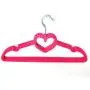 Kentop 10pcs Plastic Flocking Hanger Non-Slip Suit Hangers Clothes Hanger Hook-Pink Kentop 10pcs Plastic Flocking Hanger Non-Slip Suit Hangers Clothes Hanger Hook-Pink