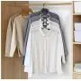 4pcs Multi-Layer Anti-Slip Clothes Hangers Save Space, 5 in 1 Metal Laundry Rack for Shirt Sweater Suit Dress Coat 4pcs Multi-Layer Anti-Slip Clothes Hangers Save Space, 5 in 1 Metal Laundry Rack for Shirt Sweater Suit Dress Coat