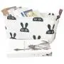 BOOHIT Rectangular Storage Bin,Waterproof Coating Storage Baskets,Collapsible Toy Storage Bins with Handles,Shelf Organizer Bin,Toy Box（Rabbit