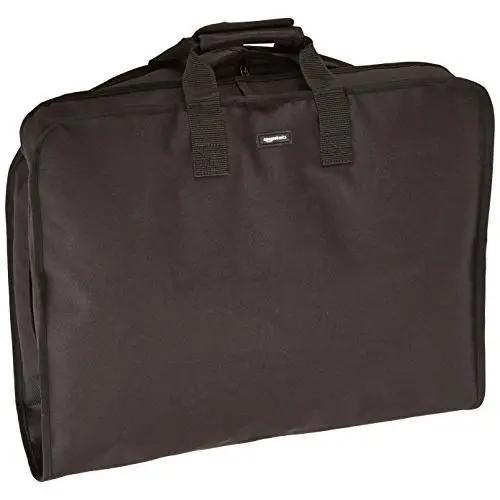 AmazonBasics Travel Hanging Luggage Suit Garment Bag - 40 Inch, Black AmazonBasics Travel Hanging Luggage Suit Garment Bag - 40 Inch, Black