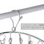 Keador 3 Pack Clothes Hangers, Stainless Steel Laundry Drying Rack Clothes Hanger with 10 Clips for Drying Socks, Bras, Underwears, Baby Clothes, Hats, Scarves, Towels, Pants, and Gloves Keador 3 Pack Clothes Hangers, Stainless Steel Laundry Drying Rack Clothes Hanger with 10 Clips for Drying Socks, Bras, Underwears, Baby Clothes, Hats, Scarves, Towels, Pants, and Gloves