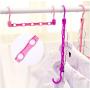 5pcs Random Color 5-Hole Space Saving Plastic Clothes Hanger Magic Hanger Space Saving Hanger Wonder Closet Organizer Multi-Port Hook 5pcs Random Color 5-Hole Space Saving Plastic Clothes Hanger Magic Hanger Space Saving Hanger Wonder Closet Organizer Multi-Port Hook