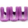 Mini Flocking Clothes Hanger 20Pcs Hook Accessories Save Space Wardrobe Clothes Hanging Organizer Coat Hooks Color Random