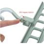 Home Storage Organization Clothes Hanger Drying Rack Plastic Scarf Clothes Hangers Storage Racks Wardrobe Storage Hanger 10pcs Random Color