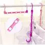 10pcs Random Color 5-Hole Space Saving Plastic Clothes Hanger Magic Hanger Space Saving Hanger Wonder Closet Organizer Multi-Port Hook 10pcs Random Color 5-Hole Space Saving Plastic Clothes Hanger Magic Hanger Space Saving Hanger Wonder Closet Organizer Multi-Port Hook