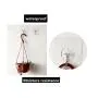 LMCIEZR Self Adhesive Hooks Seamless Hooks No Scratch No Nails Adhesive Wall Hooks Nail Free Heavy Duty Transparent Hooks for Kitchen Bathroom Door Ceiling Hanger, 10 Pack LMCIEZR Self Adhesive Hooks Seamless Hooks No Scratch No Nails Adhesive Wall Hooks Nail Free Heavy Duty Transparent Hooks for Kitchen Bathroom Door Ceiling Hanger, 10 Pack