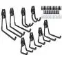 Dirza Utility Hooks Wall Mount Tool Holder U-Hooks for Home Garage Storage Organizer Garden Tools Shovels Rake Stroller Ladder Black 8 Pack Dirza Utility Hooks Wall Mount Tool Holder U-Hooks for Home Garage Storage Organizer Garden Tools Shovels Rake Stroller Ladder Black 8 Pack