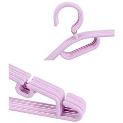 Yuqianjin 15.6inch Plastic Hangers,Space Saving Clothes Hangers Plastic Clothes Hangers Ideal for Everyday Standard Use, (10 Pack) (Color : Khaki, Size : 10 Packs)