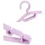 Yuqianjin 15.6inch Plastic Hangers,Space Saving Clothes Hangers Plastic Clothes Hangers Ideal for Everyday Standard Use, (10 Pack) (Color : Khaki, Size : 10 Packs)