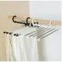 5pcs Random Color 5 in 1 Pant Rack Shelves Stainless Steel Clothes Hangers Multi-Functional Wardrobe Magic Hanger 5pcs Random Color 5 in 1 Pant Rack Shelves Stainless Steel Clothes Hangers Multi-Functional Wardrobe Magic Hanger