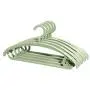 SAASNY Premium Quality Plastic Standard Hangers,10 Green 42cm Plastic All Purpose Clothes Garment Coat Hangers Non-Slip Trouser Bar. for Coat,Jacket,Shirt,Dress,Trousers SAASNY Premium Quality Plastic Standard Hangers,10 Green 42cm Plastic All Purpose Clothes Garment Coat Hangers Non-Slip Trouser Bar. for Coat,Jacket,Shirt,Dress,Trousers
