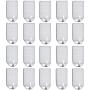 FOTYRIG Self Adhesive Hooks Hat Hooks Wall Mounted Hangers 304 Stainless Steel Waterproof Stick on Hooks Strong & Durable (Max Load up to 4Lbs)-20 Packs