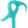 HANGERWORLD 10 Turquoise Plastic Hanger Frame Indoor Outdoor Clothes Garment Dryer Space Saving Drop Down Action
