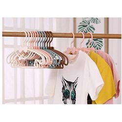 10pcs Random Color 29cm Plastic Clothes Hangers for Childrens Clothes Hanger