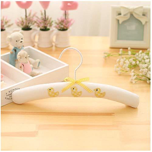DNJKSA 5pcs/lot 31cm Cartoon Childrens Cloth Hanger Sponge Baby Hanger Store Household Cloth Clothes Rack