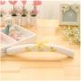 DNJKSA 5pcs/lot 31cm Cartoon Childrens Cloth Hanger Sponge Baby Hanger Store Household Cloth Clothes Rack
