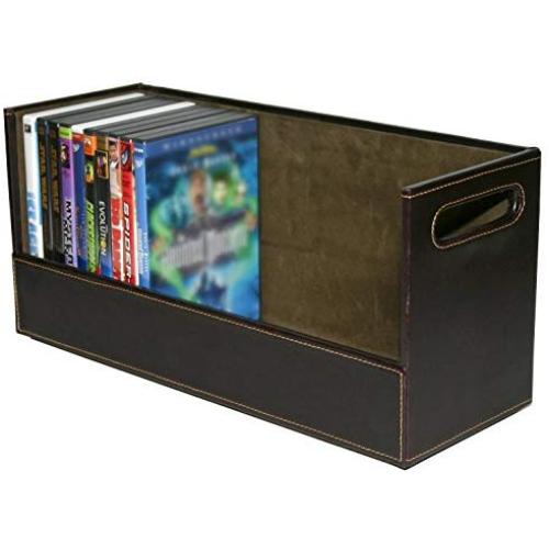 Stock Your Home DVD Storage Boxes with Powerful Magnetic Opening - DVD Tray Holds 28 DVD BluRay PS4 Video Games for Media Shelf Storage & Organization Stock Your Home DVD Storage Boxes with Powerful Magnetic Opening - DVD Tray Holds 28 DVD BluRay PS4 Video Games for Media Shelf Storage & Organization