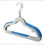 RYYAIYL Extra Strong 10 Pack Plastic Hangers for Baby and Kids, Durable Children Clothes Hangers with Non-Slip Pads, Great for Any Baby Clothes/11.8x7.87inches (Color : Blue)