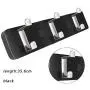 LAXF-Wall Coat Racks with Hooks/Hangers Coat Rack Bamboo Clothes Hook Dorm Room Bedroom on The Wall Wall-Mounted Hook Hanger Multifunction Straight Edge Black (Size : 35.6cm) LAXF-Wall Coat Racks with Hooks/Hangers Coat Rack Bamboo Clothes Hook Dorm Room Bedroom on The Wall Wall-Mounted Hook Hanger Multifunction Straight Edge Black (Size : 35.6cm)