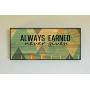 Race Medal Holder/Running Medal Hanger ALWAYS EARNED NEVER GIVEN- Wood Wall Mounted Medal Organizer. CUSTOMIZATION Available Race Medal Holder/Running Medal Hanger ALWAYS EARNED NEVER GIVEN- Wood Wall Mounted Medal Organizer. CUSTOMIZATION Available