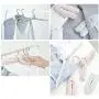 Portable Folding Multi-Function Clothes Hangers, Perfect for Travel Business Trip 36g [3Pack]
