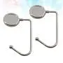 TOPBATHY Metal Foldable Handbag Hanger Purse Hook Rack Holder Bag Table Hook for Women Girl Christmas Gift 2pcs