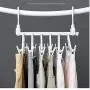 2pcs Magic Hanger Space Saving Hanger Multi-Function Cloth Hanger Hook Organizer Wardrobe Save Practical Hook Closet Pants Clip 2pcs Magic Hanger Space Saving Hanger Multi-Function Cloth Hanger Hook Organizer Wardrobe Save Practical Hook Closet Pants Clip