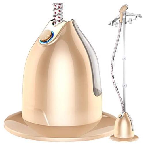 QQT High-Power steam Ironing Clothes Ironing Machine, Household Small Hanging Vertical Iron, Ironing Machine-Gold