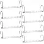 10pc Space Saving Hangers Wonder Multifunctional Clothes Hangers Stainless Steel Slots Magic Hanger Cascading Hanger Updated Hook 10pc Space Saving Hangers Wonder Multifunctional Clothes Hangers Stainless Steel Slots Magic Hanger Cascading Hanger Updated Hook